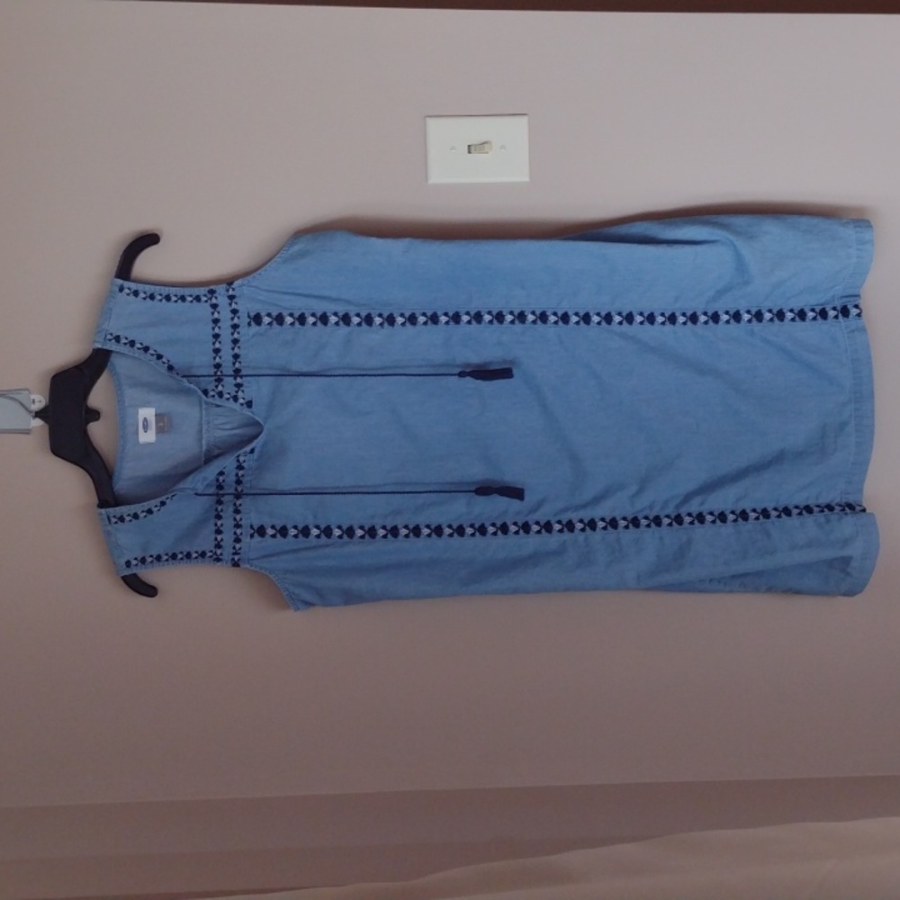 Old Navy Sleeveless Denim Dress Jumper - Women's Size Large
